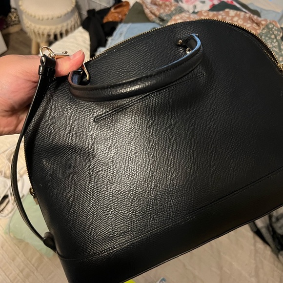 Coach Black Purse Dome Shaped - Picture 3 of 6